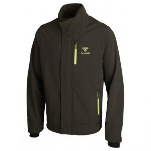 Bunda HUMMEL Classic bee mens softshell - tm. zelená