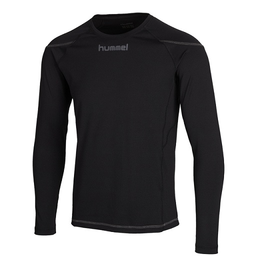 Tričko HUMMEL Base layer L/S jersey - čierne