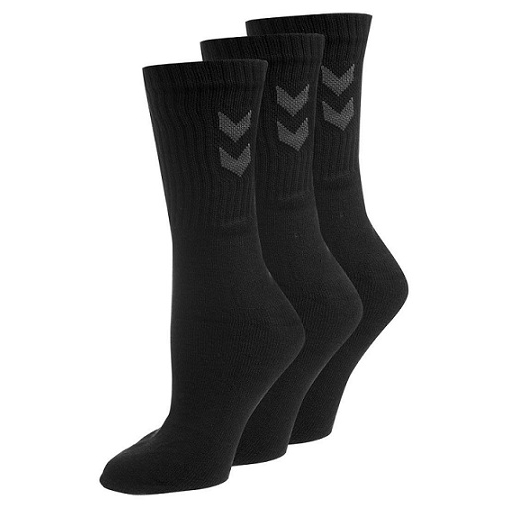 Ponožky HUMMEL Basic 3-pack sock - čierne