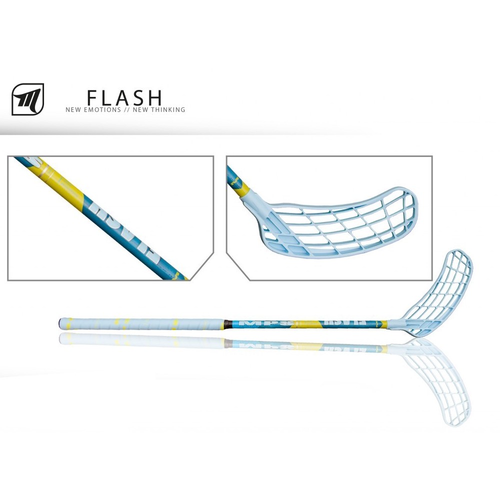 Florbalová hokejka MPS - FLASH new - modrá junior