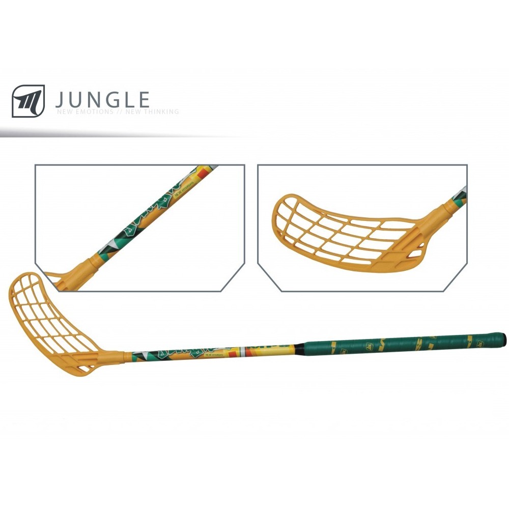 Florbalová hokejka MPS - JUNGLE - Yellow