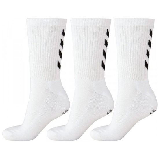 Ponožky HUMMEL Fundamental 3-pack sock - biele