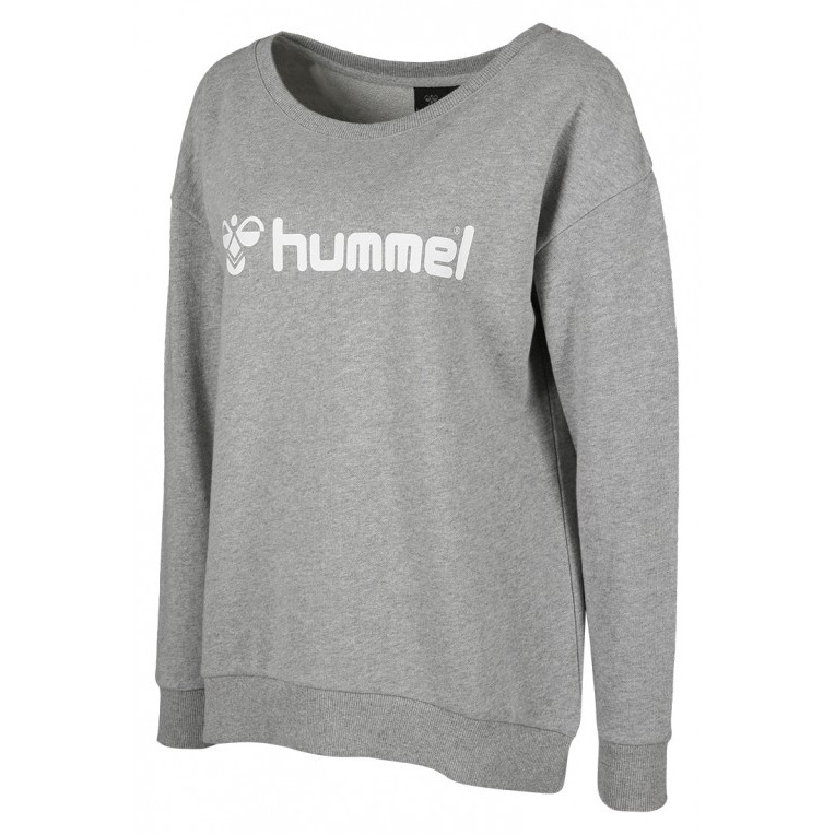 Mikina HUMMEL Classic bee womens sweatshirt - šedá