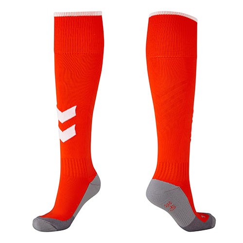 Štucne HUMMEL Fundamental football sock - červené