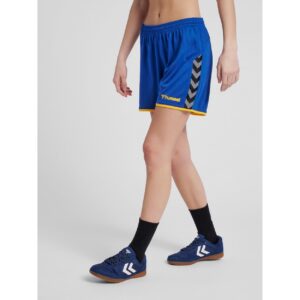 Dámske trenky HUMMEL Hml Authentic poly shorts woman - modro/žlté