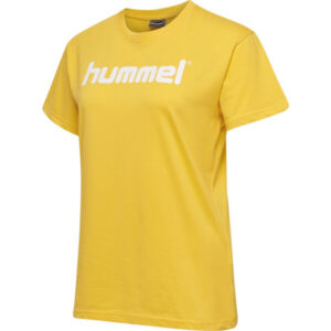 Tričko HUMMEL Hml GO cotton logo t-shirt woman s/s - žlté