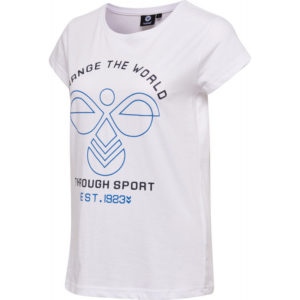 Tričko HUMMEL Hml Aubree t-shirt s/s - biele