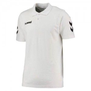 Tričko HUMMEL Core cotton polo - biele