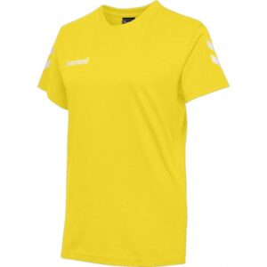 Tričko HUMMEL Hml Go cotton t-shirt woman s/s - žlté
