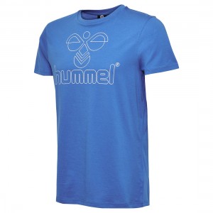 Tričko HUMMEL Hml Ethan t-shirt S/S - (modré)
