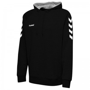Mikina HUMMEL Hml Go kids cotton hoodie - čierna