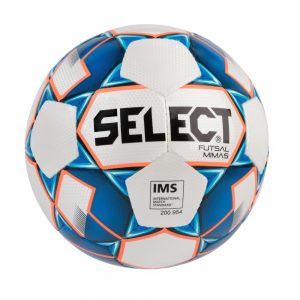 Futsalová lopta SELECT Mimas (bielo-modrá)