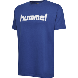 Tričko HUMMEL GO cotton logo t-shirt s/s - modré