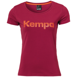 Tričko KEMPA Graphic t-shirt women – bordové