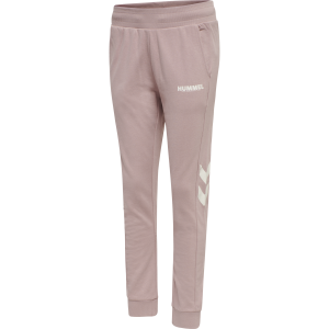 Tepláky HUMMEL Hml Legacy woman tapered pants – ružové