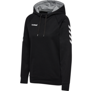 Mikina HUMMEL Go cotton hoodie woman - čierna