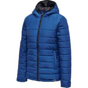 Bunda HUMMEL Hml North quilted hood jacket woman - modrá