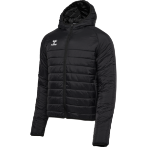 Bunda HUMMEL Hml Go quilted hood jacket - čierna